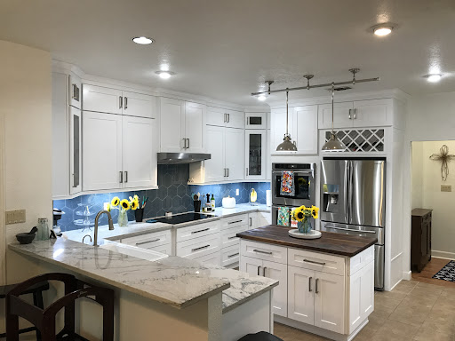 Golden Bexar Cabinet + Design