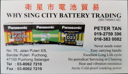 Why Sing City Battery Trading