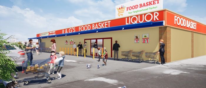 Cesta de comida R & G: productos gourmet, frutas frescas y snacks saludables